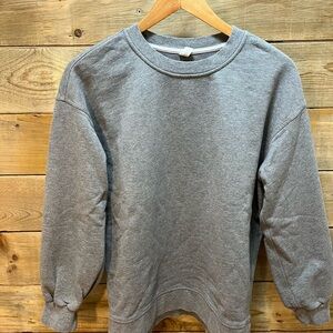 lululemon athletica Gray Crewneck Sweatshirt
